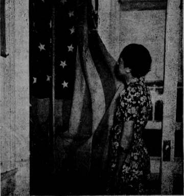 An old American Flag carried by John Brown during Harpers Ferry Raid in 1859. Source:(https://www.loc.gov/resource/sn930