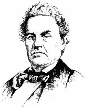 Portrait drawing of United States statesman Joshua Reed Giddings.