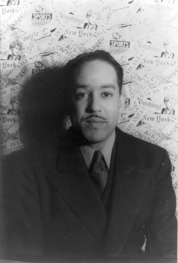 Langston Hughes photographed by Carl Van Vechten, 1936.