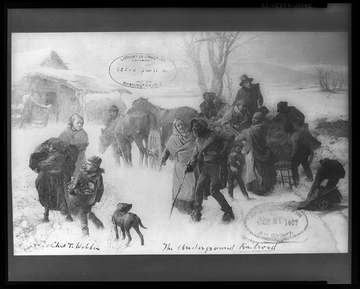 Title: The underground railroad / Chas. T. Webber. Abstract/medium: 1 photographic print : albumen.