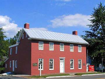 Levi Coffin's home in Fountain City, Indiana, formerly Newport. Used to hide slaves in the Underground Railroad, known a