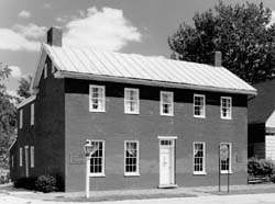 Home of Quaker abolitionist Levi Coffin (1798-1877) in Fountain City. The home was an important stop on the Underground 
