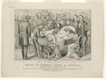 Title: Death of General James A. Garfield: Twentieth President of the United States Abstract/medium: 1 print : lithograp