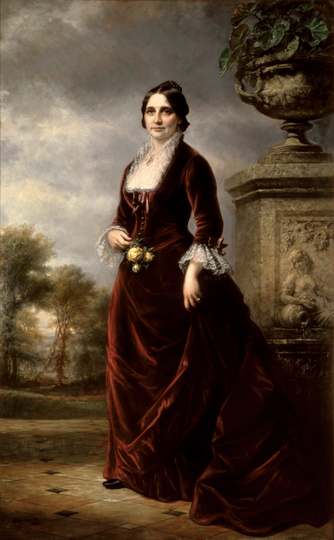 Official portrait of First Lady Lucy Webb Hayes