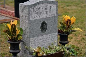 Mamie Smith Gravestone at Frederick Douglass Memorial Park