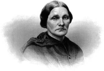 Mary Ann Bickerdyke, steel engraving by A.H. Ritchie.