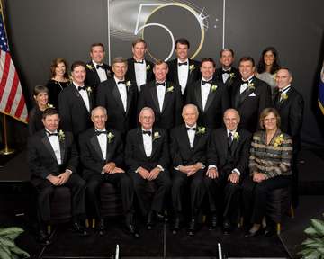 An all-star gathering of legendary American astronauts appeared in Cleveland August 29, 2008 to celebrate NASA's 50th an