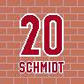 Retired number of Mike Schmidt