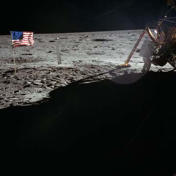 The original database describes this as: Description: Astronaut Neil A. Armstrong, Mission Commander, works at the Lunar