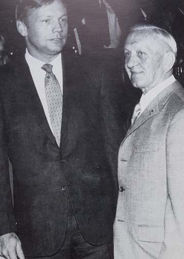 Neil Armstrong and Willy Pelzner