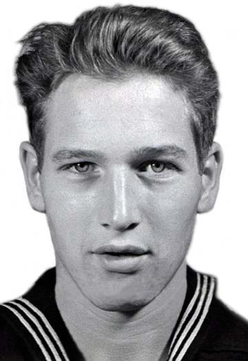 United States Navy portrait of Paul Newman.