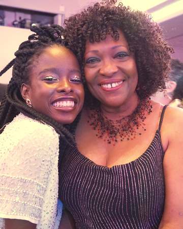 Rita Dove, U.S. poet laureate 1993-95, & Amanda Gorman, 2017 national youth poet laureate, participate in a gala in