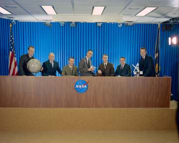 The seventh group of NASA astronauts, selected in 1969 after the cancellation of the Air Force's Manned Orbiting Laborat