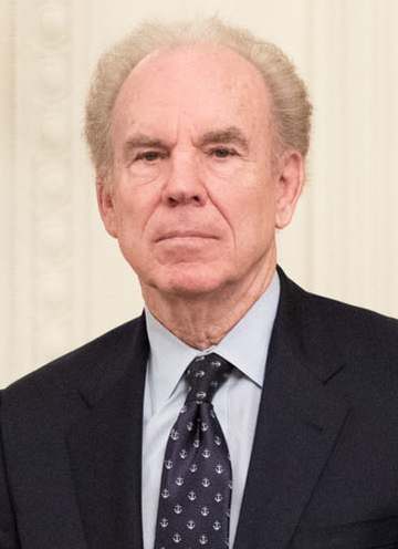 President Donald J. Trump presents the Medal of Freedom to Dallas Cowboy Football Hall of Famer Roger Staubach Friday, N
