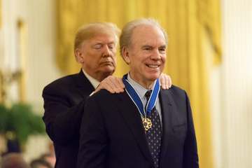 President Donald J. Trump presents the Medal of Free Friday, Nov. 16, 2018, in the East Room of the White House. (Offici