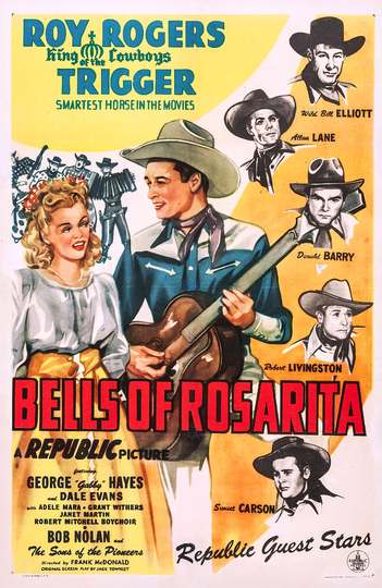 Poster for the 1945 film The Bells of Rosarita/ The item has no copyright markings on it as can be seen in the links abo