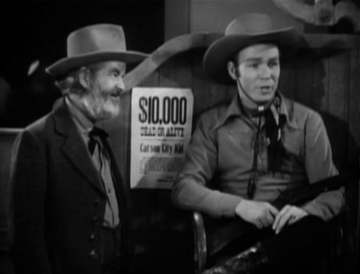 George 'Gabby' Hayes and Roy Rogers in The Carson City Kid (1940)
