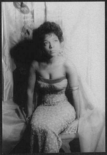 Title: Portrait of Ruby Dee Abstract: 1 photographic print : gelatin silver.