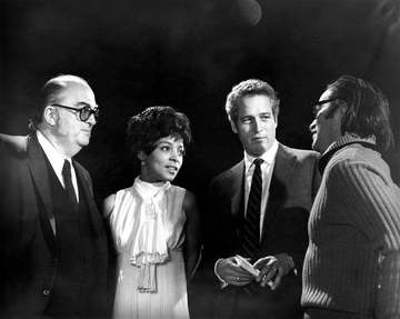 Publicity photo for the American documentary film King: A Filmed Record... Montgomery to Memphis (1970). Left to right: 