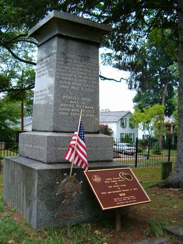 The w:Rufus Putnam marker, Mound Cemetery, w:Marietta, Ohio, August 2008. I took this photo, and I release to the public