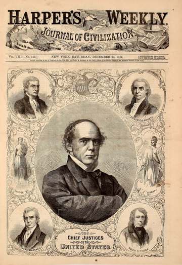 Chief Justices of the United States (Harper's Weekly, December 24, 1864)