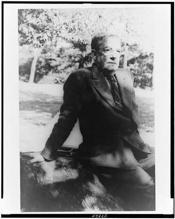 Title: Portrait of Sherwood Anderson, Central Park Physical description: 1 photographic print : gelatin silver. Notes: V