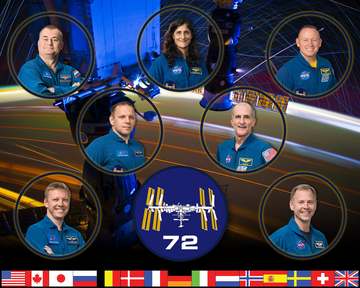 PHOTO DATE: 10-26-23 LOCATION: Bldg. 8, Room 183 - Photo Studio SUBJECT: Official Expedition 72 Crew Portrait PHOTO CRED