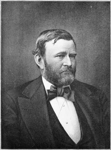 Portrait engraving of Ulysses S. Grant