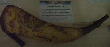 One of a series of my pictures taken of the temporary American Eagle Exhibit at Taylor University of works published bef
