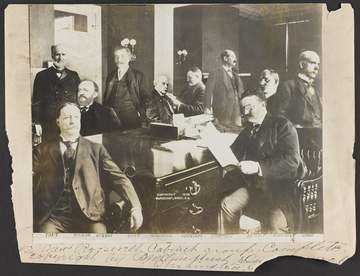 Title: New Roosevelt Cabinet group complete Abstract/medium: 1 photographic print.