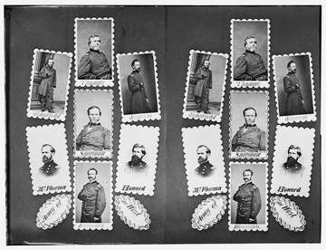 Title: Army of the West: Schofield, Thomas, Slocum, McPherson, Sherman, Howard, and Rousseau Physical description: 1 neg