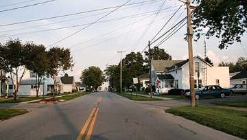 Downtown Beaverdam, Ohio, served by the village's 3 groundwater wells