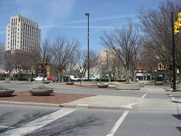 Lima, Ohio public square
