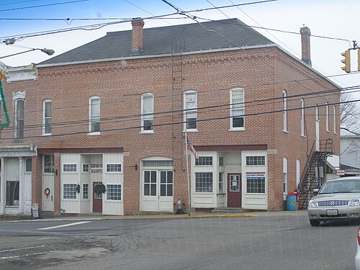 Town hall / old opera house at S.R. 60 and S.R. 430, Hayesville, Ohio