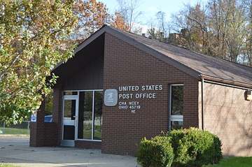 The Chauncey, Ohio post office at 23 Sycamore Street