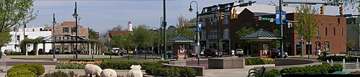 Uptown Oxford, Ohio, viewed from the public square