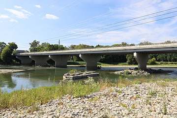 State Street Bridge over the Great Miami River in Trenton, Ohio (2023)