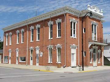 Brown Township Building at Main and Weller Streets, Ansonia, Ohio