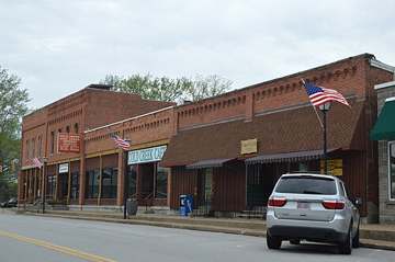 Main Street in Castalia, Ohio, served by the Erie Co. Margaretta District (Lake Erie/Sandusky Bay backup intake)