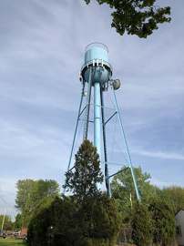 Water tower on Kelleys Island, Ohio