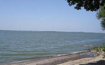 Sandusky Bay, Ohio, viewed from Marblehead