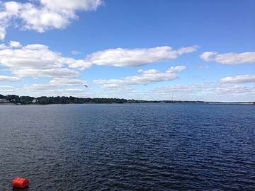 Hoover Reservoir on Big Walnut Creek, a Columbus water supply source