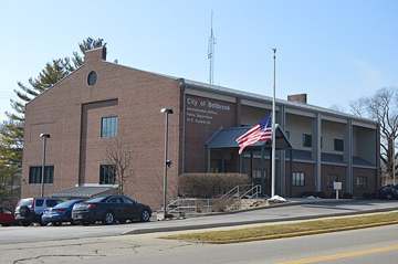 City Hall in downtown Bellbrook, Ohio