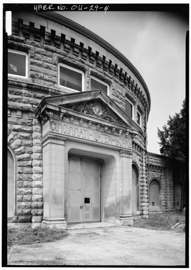 Entrance to the River Pumping Station at Cincinnati Water Works' Kellogg Avenue Ohio River intake