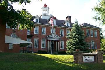 Franklin Museum (former Franklin College building) in New Athens, Ohio