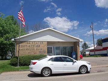 Post office in Harrisville, Ohio, served by a purchased groundwater blend