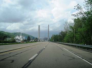 Ohio SR 7 approaching Stratton from Empire, the two towns served by this system