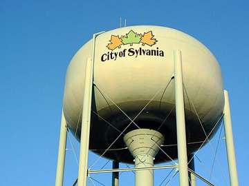 City of Sylvania, Ohio water tower