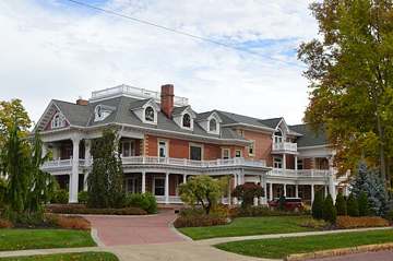 Frank Sebring House on West Ohio Avenue in Sebring, Ohio