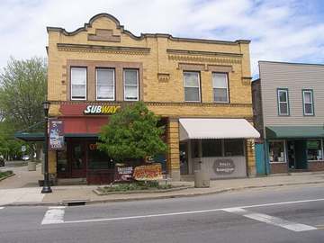 Old Lodi National Bank Building on Public Square, Lodi, Ohio